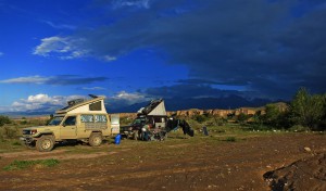 Camping am Issyk Köl (Kirgistan)