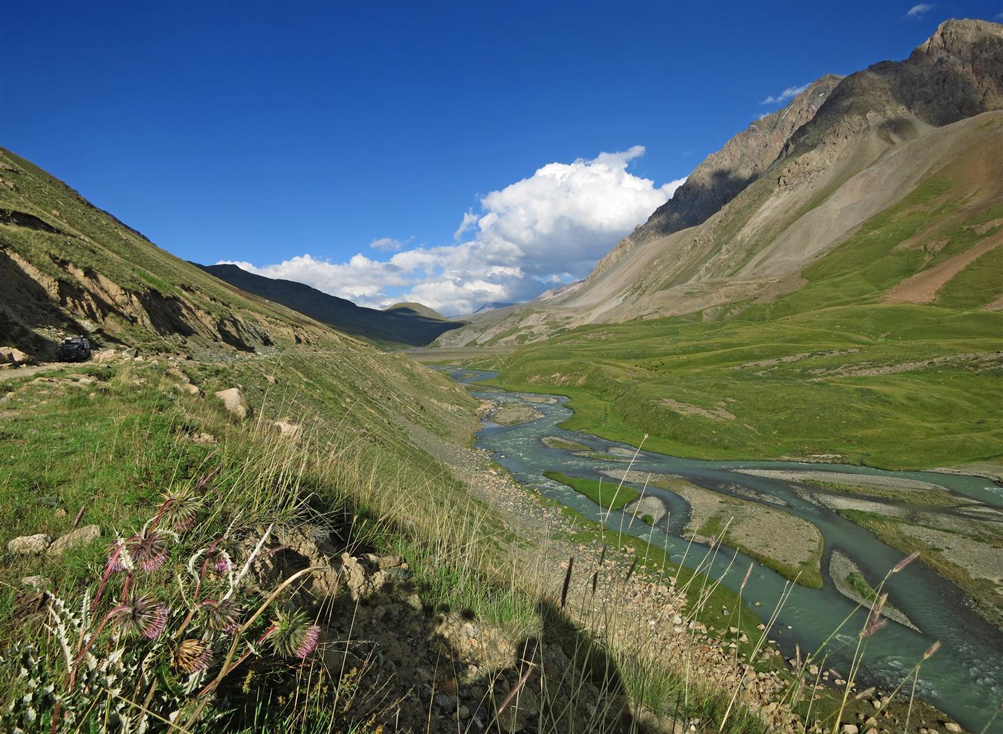 Der Fluss Naryn (Kirgistan)